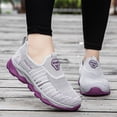 thumbnail image 6 of Guttear Women's Athletic Shoes Arch Support Non Slip Work Shoes Breathable Knit Upper Lightweight Shoes, 6 of 9