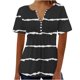 thumbnail image 2 of Fiudx Camisetas para Mujer Top Corto con Botones y Cuello En V Estampado para Mujer, 2 of 4