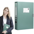 thumbnail image 1 of Thickened Archive Box Plastic File Box Large Capacity Blue Document Contract Storage Data Box, 1 of 9