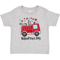 thumbnail image 3 of Inktastic It's My 1st Valentine's Day Fire Truck Boys or Girls Baby T-Shirt, 3 of 5