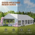 thumbnail image 3 of Clouddwell Wedding & Event Tent, 30x20 FT White Canopy with Removable Sidewalls, Waterproof Party Tent for Outdoor Gatherings, BBQ, Birthday, Camping, 3 of 5