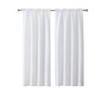 thumbnail image 3 of Mainstays Bennett Textured Curtain, White 63 inch, Set of (2), 3 of 3