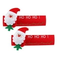 thumbnail image 4 of Raindrops Appliance Handle Covers 2Pcs Red Felt Rustic Touch for Kitchen Use, 4 of 8