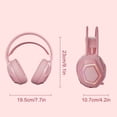 thumbnail image 3 of Auriculares para juegos con micrófono para PS5, PC, portátil, auriculares supraaurales con luz LED RGB., 3 of 9