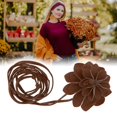 thumbnail image 5 of Unique Bargains 1 Pc Adjustable Waist Belt Versatile Long Adjustable Waist Cord for Women Brown, 5 of 6