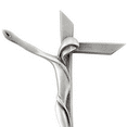 thumbnail image 6 of Pewter Good Triumphed Evil Contemporary Serpentine Cross Crucifix, 9 Inch, 6 of 7