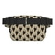 thumbnail image 3 of Fotbe Cute Black Dog Cangurera Cuadrada con Estampado de Doble Capa, Bolsa de Cintura Ajustable Mini para Hombres y Mujeres, 3 of 9