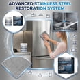 thumbnail image 2 of Stainless Steel Scratch Remover Paste Kit for Sinks Stovetops Refrigerators Ovens and Appliances Surface Restoration and Maintenance 100g with Cleaning Cloth, 2 of 6