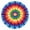 Colorful Rainbow Tie, variant on Colorful Rainbow Tie Dye Spiral Pattern Round Fitted Tablecloth with Elastic Edge,Dining Table Cover Waterproof,Outdoor Round Tablecloth for Camping,Dining,Indoor and Outdoor