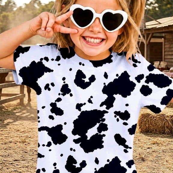 Boys T Shirts Short Sleeve Breathable Loose Fit Graphic Print Crewneck Tee for Casual Wear Boys' Tops Tees Shirts Black 2 Years-3 Years