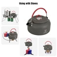 thumbnail image 3 of REDCAMP 0.8L Mini Outdoor Camping Kettle, Aluminum Water Pot with Carrying Bag, Compact Lightweight Tea Kettle, 3 of 11