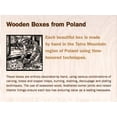 thumbnail image 6 of Shamrock Box Shamrock Box Handmade Linden Wood Celtic Keepsake Jewelry Cufflink Ring Box Made in Poland, 6 of 6