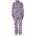 thumbnail image 2 of Secret Treasures Women's and Women's Plus Stretch Velour Long Sleeve Notch Collar Pajama Set, 2 of 6