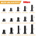 thumbnail image 4 of 300/360Pcs винты для ноутбука M2 M2.5 M3 KM Screw Flat Head Phillips Screws Laptop Notebook Screws Set Kit For Computer Glasses, 4 of 9