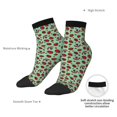 thumbnail image 6 of Fuzoiu Ladybugs 3 Print Adult Socks, Crew Moisture-wicking Socks, Unisex Cushion Crew Socks,Casual Sports Ankle Socks, 6 of 7