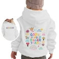 thumbnail image 4 of Tween Girls Hoodies Sweatshirts Kids Hoodie Letter Long Sleeve Pocket Hoodie Jacket Clothing White Size 10-11T, 4 of 4