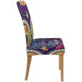 thumbnail image 3 of RYLABLUE Colorful Paisley Stretch Chair Cover Protector Seat Slipcover for Dining Room Hotel Wedding Party Set of 6, 3 of 5