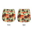 thumbnail image 3 of Salouo Colorful Hawaii Palms Print Women's 2 in 1 Running Shorts Double-Layer Shorts Athletic Workout Gym Yoga Shorts Running Shorts for Women-Large, 3 of 7