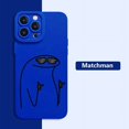 thumbnail image 3 of Cute Cartoon Matchman Phone Case For iPhone 14 Pro Max Cases iPhone 13 12 11 XS Max XR X 7 8 Plus 14 Shockproof Matte Soft Cover, 3 of 5