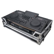 ProX XS-OPUSQUADW ATA Flight Style Road Case for Pioneer Opus Quad DJ Controller with 1U Rack Space and Wheels