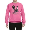 thumbnail image 2 of If It's Not a German Shorthair Pointer It's Just a Dog Gift | Mens Dog Lover Crewneck Graphic Sweatshirt, Neon Pink, X-Large, 2 of 3