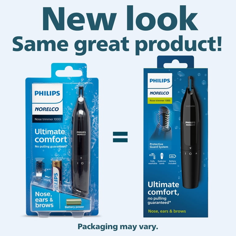 Philips Norelco, Nose Trimmer 1000, NT1605/60, Black - Walmart.com