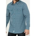 thumbnail image 3 of Moonshine Spirit Men's Free Bird Plaid Print Long Sleeve Western Snap Shirt Navy, 3 of 4