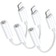 thumbnail image 1 of Paquete de 3 adaptadores Lightning a conector de auriculares de 3,5 mm Sincero Hogar, 1 of 8