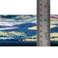 thumbnail image 5 of Unique Loom Bloom Collection Area Rug - Hyacinth (2' 7" x 12' Runner Navy Blue/Light Blue), 5 of 7