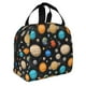 thumbnail image 2 of Easygdp Planets In Deep Space Bolsa Térmica Premium - Tela Oxford Impermeable, Gran Capacidad, Bolsillo Frontal, Unisex para Trabajo, Escuela, Actividades al Aire Libre y Picnics, 2 of 8