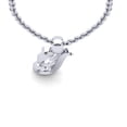thumbnail image 4 of SuperJeweler Y Initial Necklace In Heavy 14 Karat White Gold With Free 18 Inch Cable Chain, For Women, 4 of 6