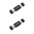 thumbnail image 2 of Lector de tarjetas Seitruly Adaptador de memoria USB 2 en 1 2Conjunto, 2 of 6
