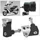 thumbnail image 3 of Speravity 2 uds soporte de focos LED modificado para motocicleta negra de aleación de aluminio para Xciting 250 300 Bombillas para automóviles Speravity VI002890-00, 3 of 6
