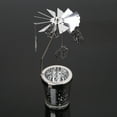 thumbnail image 6 of JUNTEX Rotating Tea Light Candle Holder Spinning Tealight Stand Candleholders Wedding, 6 of 18