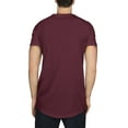 thumbnail image 2 of Ma Croix Men's Hip Hop Casual Longline Hipster Urban T-Shirts, 2 of 6