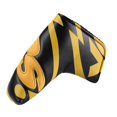thumbnail image 2 of 2X Golf Club Blade Putter Cover Headcover with PU Leather Closure,Yes Printed Patterned Golf Accessories, 2 of 5
