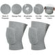 thumbnail image 5 of 1 par de rodilleras protectoras de esponja, rodilleras suaves y transpirables, rodilleras para deporte, gimnasio, patinaje, gris, talla M, 5 of 7