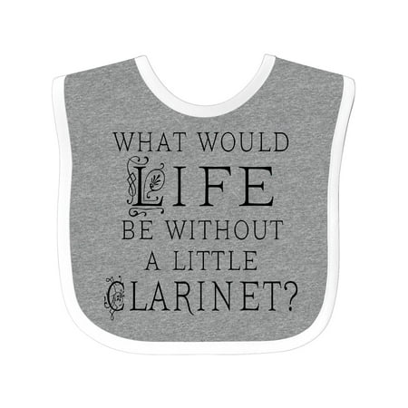 

Inktastic Clarinet Player Music Gift Girls Baby Bib