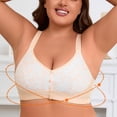 thumbnail image 5 of Loopsun Womens Bras Plus Size, Bras for Women, Women's Oversized Printed Underwear Daily Bra without Steel Rims Beige XXL, 5 of 5