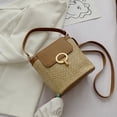 thumbnail image 1 of CHUANK Small Straw Bucket Bag Summer Crossbody Shoulder Bag, 1 of 10