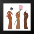 thumbnail image 2 of Prime, Marcus 12x12 Black Modern Framed Museum Art Print Titled - Makeup Hands, 2 of 5