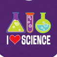 thumbnail image 4 of Inktastic I Love Science Chemistry Teacher Boys or Girls Baby Bib, 4 of 4