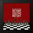 thumbnail image 2 of Reed, Tara 15x15 Black Modern Framed Museum Art Print Titled - Rather be Playing Chess red II-Learn More, 2 of 5