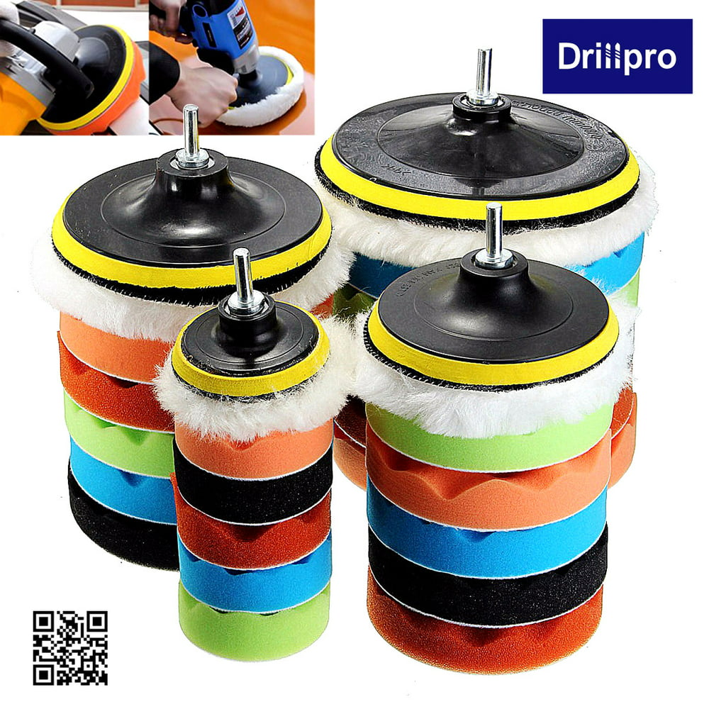 Car polishing pads for drill