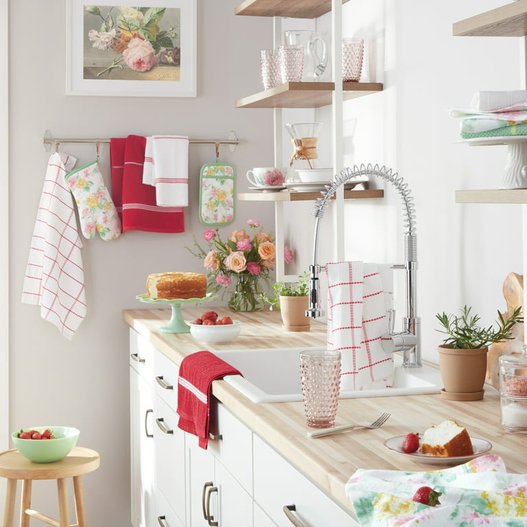 Martha Stewart Kitchen Towels Oven Mitts Set