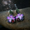 thumbnail image 2 of K-KED Women Delicate Jewelry Silver Stud Earrings Cubic Zirconia Wedding Party Gifts A Pair-#2, 2 of 6