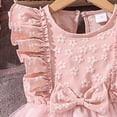 thumbnail image 5 of CAUYDY 4T 5T Toddler Girls Tulle Dress Flower Girl Wedding Dresses 6T 7T Kid Girl Princess Dress 2T 3T Little Baby Girl Ruffle Sleeveless Summer Dresses (Sizes 6-7 Years,D1-Pink), 5 of 5