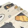 thumbnail image 3 of Yayeee Shower Curtain with Hooks 72"x72" Waterproof Fabric Bathroom Hanging Decor, Halloween Black Pumpkins, 3 of 5