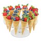 thumbnail image 3 of Puesto De Helados Soporte transparente para helados de 16 agujeros, soporte para tartas, exhibición de comida para Buffet de bodas Ehuebsd Libre de BPA, 3 of 5
