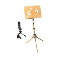 thumbnail image 3 of STARTIST Support de Musique en Bois pour Partitions Hauteur Réglable pour Guitare avec clip pour Téléphone, 3 of 9